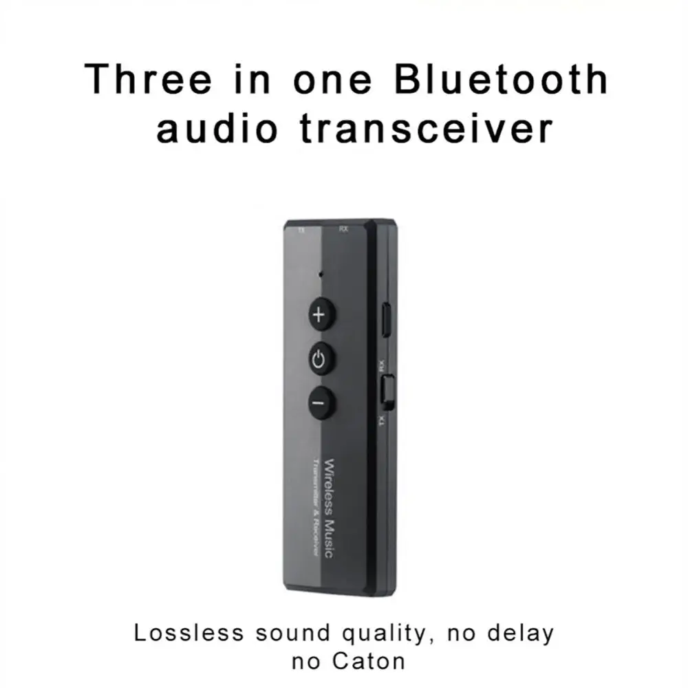 Car 3.5mm Jack Audio Music Transmitter Portable Signal Stability Aux Adapter Three-in- Mini Transmitter Adapter