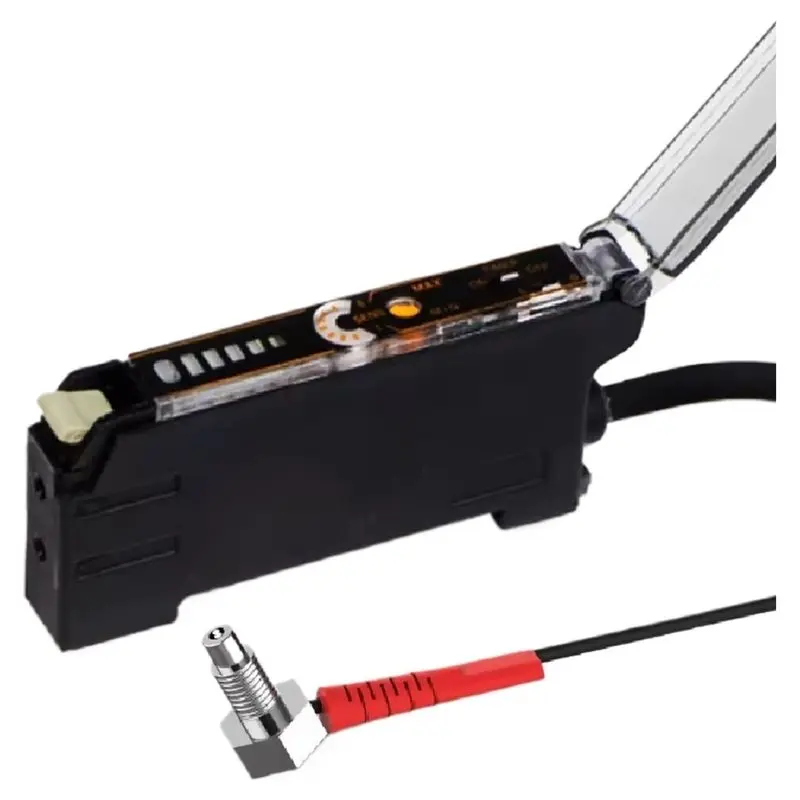 A95I-Fiber Optic Sensor Amplifier Complete Set M6 2M Cable PNP Digital Display Optical Photoelectric Switch