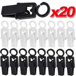 1/20Pcs Kunststoff Drehbare Kleidung Clip Handtuch Hut Socke Luft-trockene Clips Winddicht Anti-Slip Pegs Multifunktionale wäsche Lagerung Peg