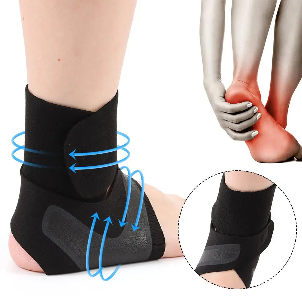 

1 Pc Fashion Anti Sprain Lightweight Breathable Anke Support Brace Compression Ankle Wrap Adjustable Elastic Ankle Brace