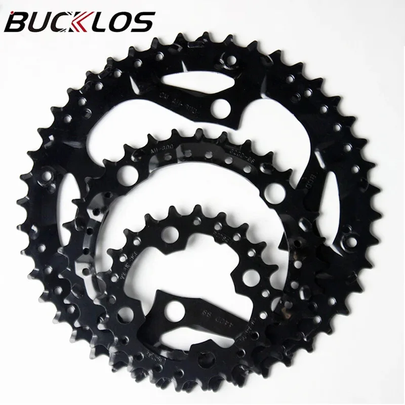 Bicycle Chainring 104/64BCD MTB Chainwheel 24T 26T 28T 32T 38T 42T 44T Double/Triple Speed Chain Ring Mountain Bike Crankset