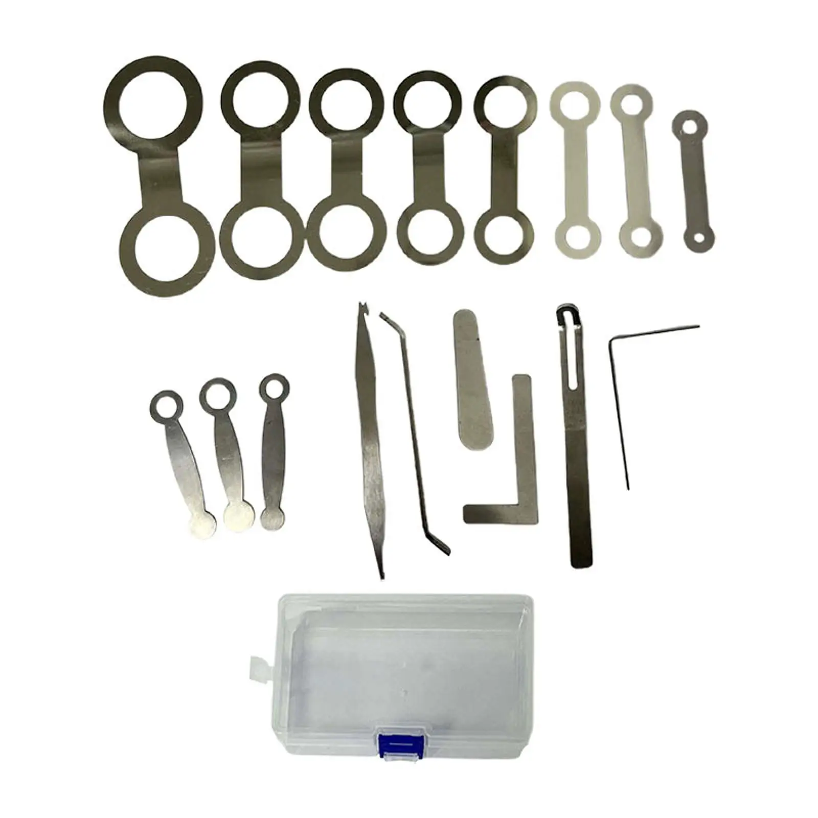 

17x Saxophone Repair Maintenance Tools Woodwind Instrument Maintenance Tools Practical Spring Hook Key Cover for Oboe Piccolo