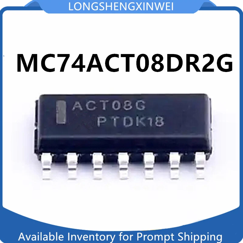 1PCS New  MC74ACT08DR2G  ACT08G SOP14 Raster and Inverter Original