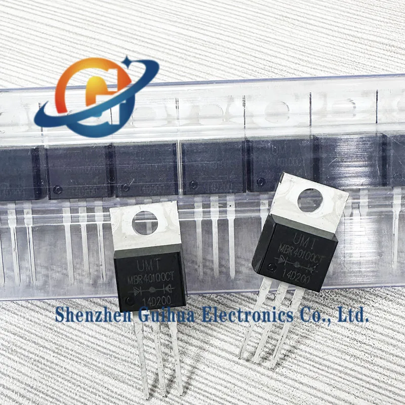 10pcs brand new imported MBR40100CT TO-220 40A/100V Schottky rectifier diode