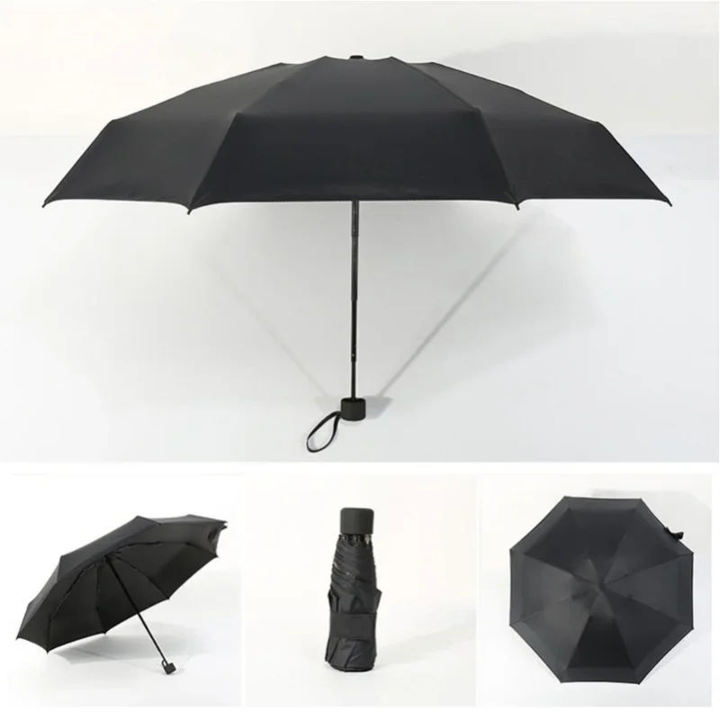 Foldable Umbrella Mini Umbrella Candy Color Traveling Rain Gear Rainy Day Pocket Umbrella Mini Folding Sun Umbrellas Travel Umbr