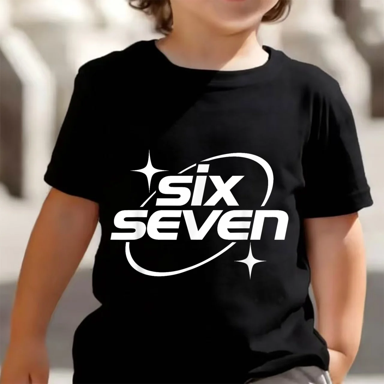 

Футболка с 3D-принтом для мальчиков 67, удобный топ с круглым вырезом и короткими рукавами, летняя повседневная спортивная детская футболка на каждый день