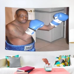 90X150CM Lester Green Boxing Flag Wall Hanging Tapestry Room Decor Double penetration for Room Decor Dormitory Decor