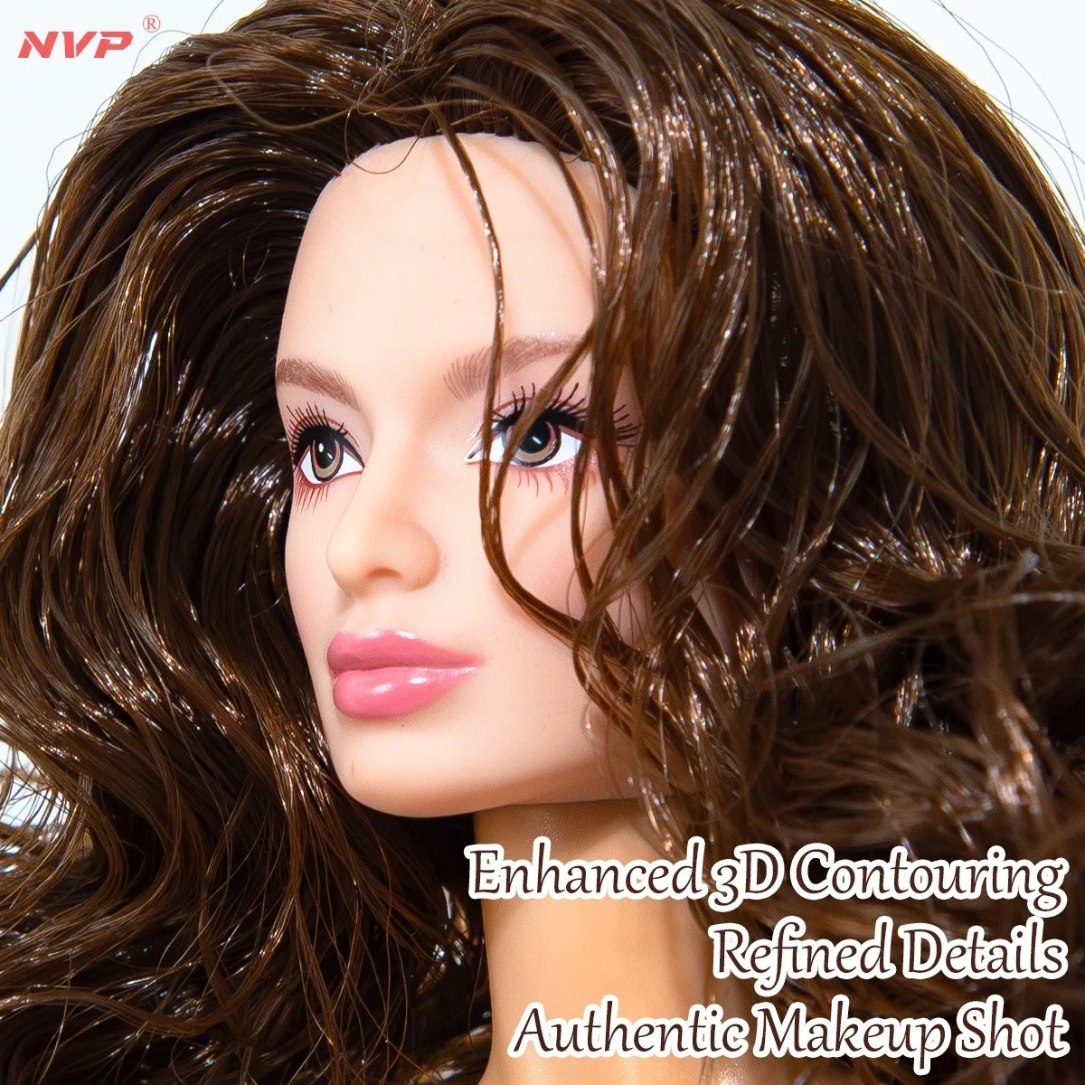 ตุ๊กตา BJD ขนาด 12.6 นิ้ว แบบเหมือนจริงสำหรับนักสะสม - ตุ๊กตาแบบข้อต่อทรงนางแบบแฟชั่น พร้อมข้อต่อ 12 จุดสำหรับงาน DIY (ไม่มีเสื้อผ้า)