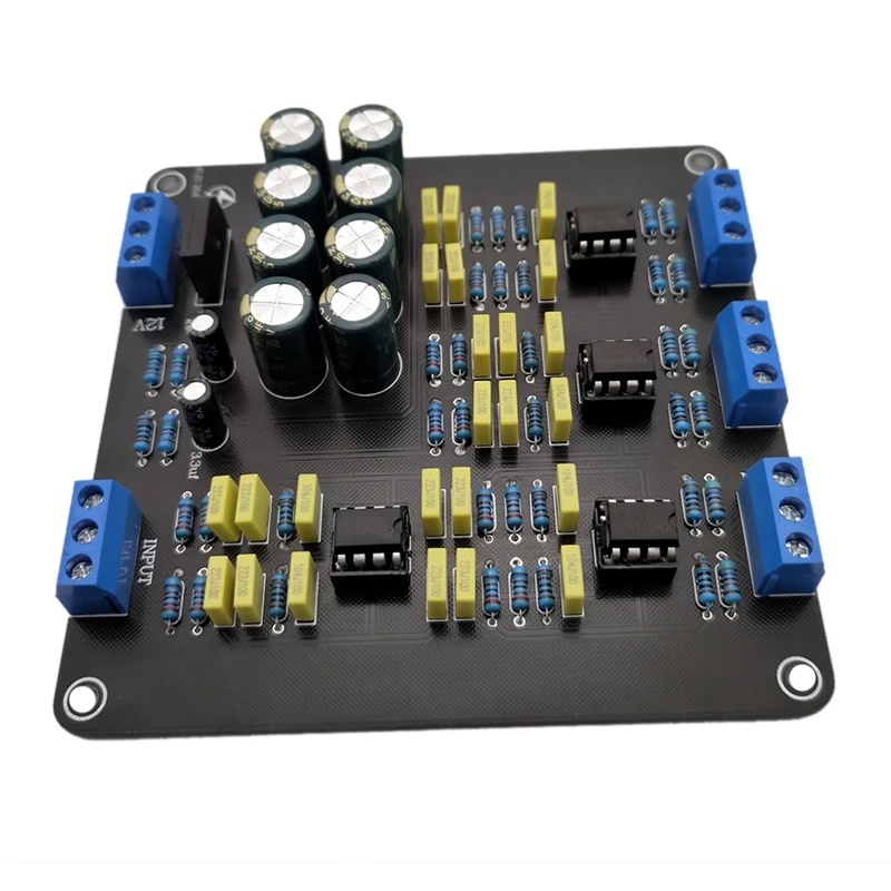 NE5532 Speaker Crossover Filter Dual-Channel 2.0 Stereo High/Mid/Bass 3-Way For DIY Speaker Amplifier Divider