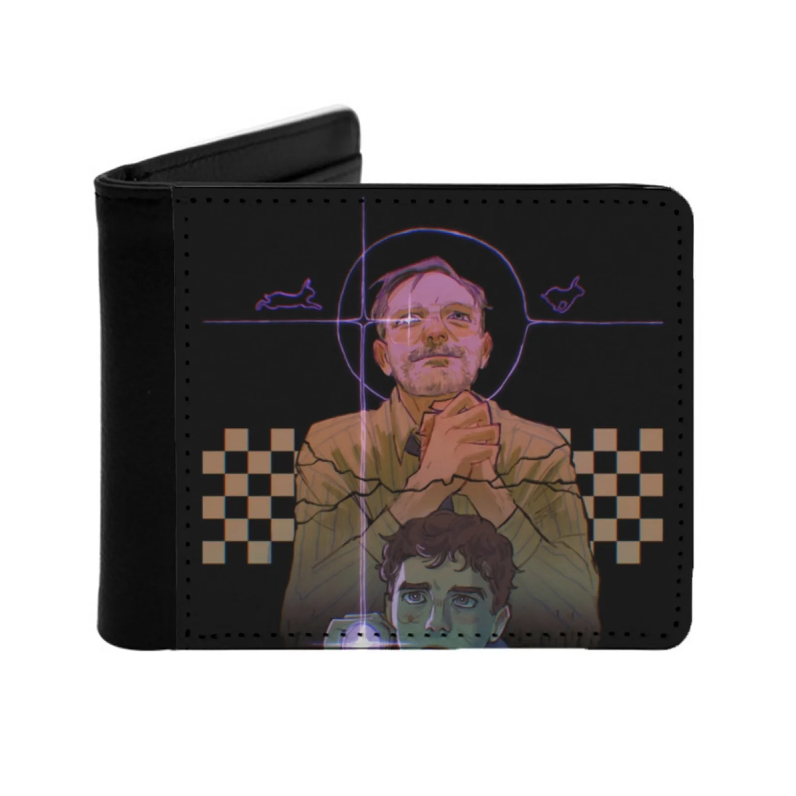 Father New Men's Wallet Short Fashion Pu Leather Wallet Multi Card Wallet Fnaf Five Nights At S William Afton Michael Afton