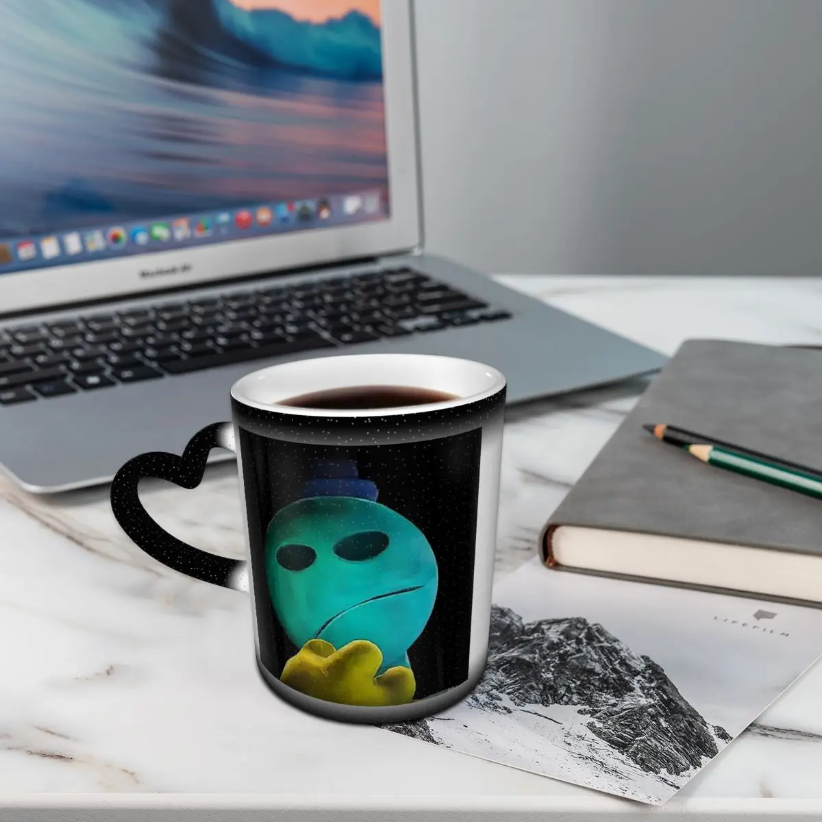 Doey Doughman Horror Pianosaurus Mug Funny Ceramic Coffee Cups Tea Mugs Milk Cup Drinkware Gift for Woman Man