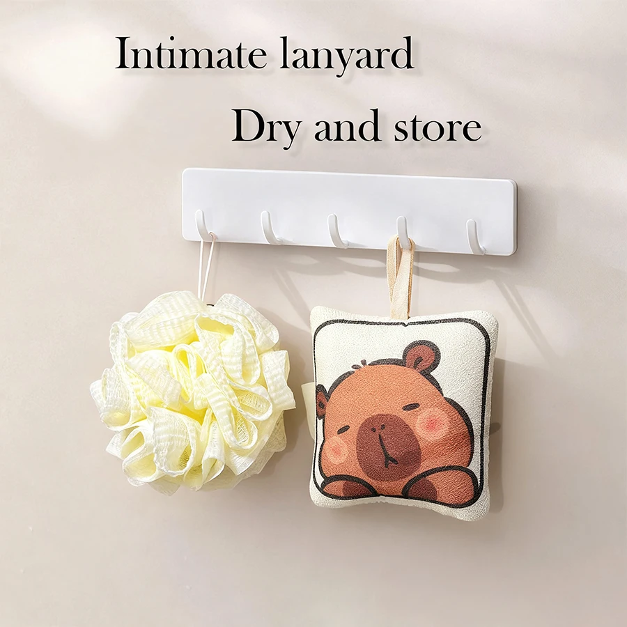 كرة حمام بالا على شكل بطاقة، مقشرة على الوجهين ورغوية الكل في واحد #1