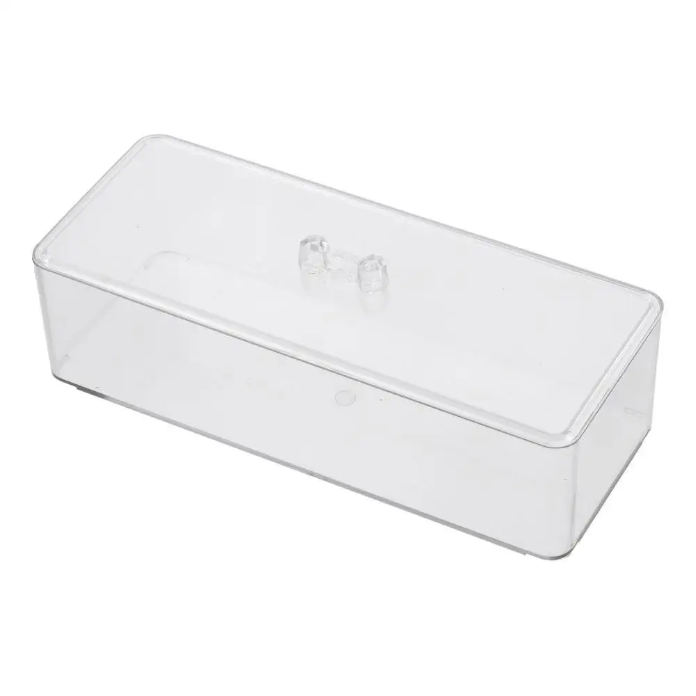 Serviceable Acrylic Tea Bag Organizer Transparent 22*8.5*5.5 CM Tea Bag Storage Box Transparent Storage Box Office