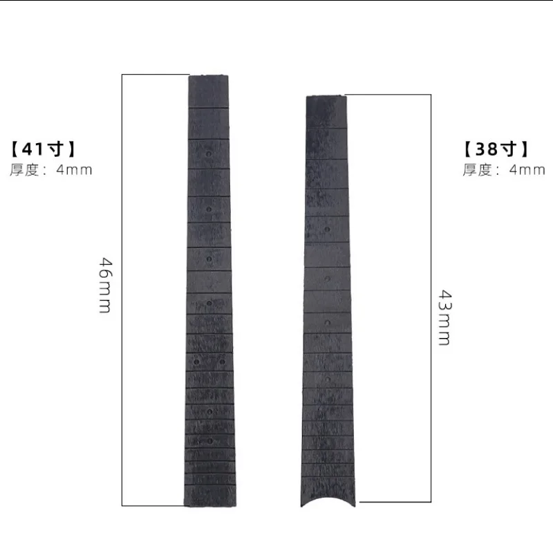 38/41 Inch Guitar Fretboard Fingerboard Neck Board Finger Steel Lap Ukulele Replacement Fret Platetechnical Accessory Wooden