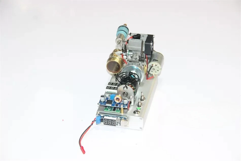 DIY12 methanol engine to generator mini small starter 12v motor USB output 5v