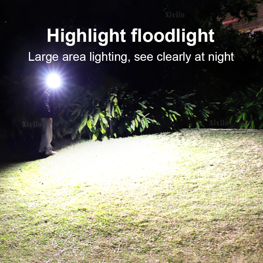 800000000LM Solar Charging Lights Waterproof Portable Lantern 580LEDs Powerful Solar Flood Light  Tent Camping Lamp Emergency