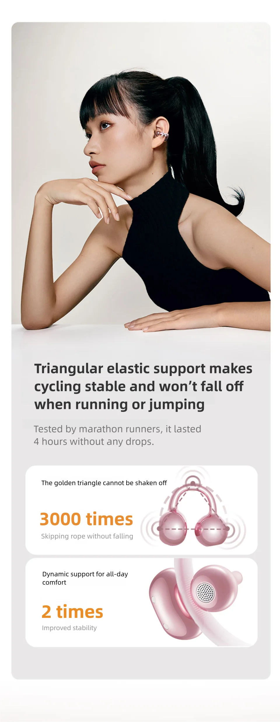 Sanag S6S Nova Ohrclip-on-Kopfhörer, modische Ohrringe für Frauen, kabellose Bluetooth-Kopfhörer, Jahrestag, Valentinstag, Geschenke – Detail 10