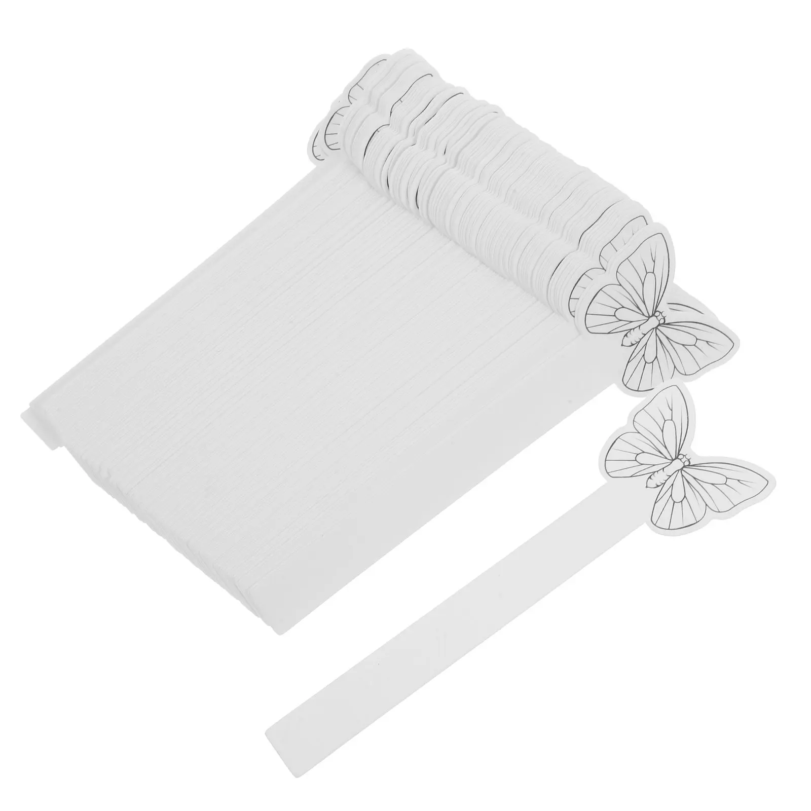 

100Pcs Fragrance Tester Strips Butterfly Paper Thick Disposable Perfume Blotter Essential Oils Scent Testing Diffuser