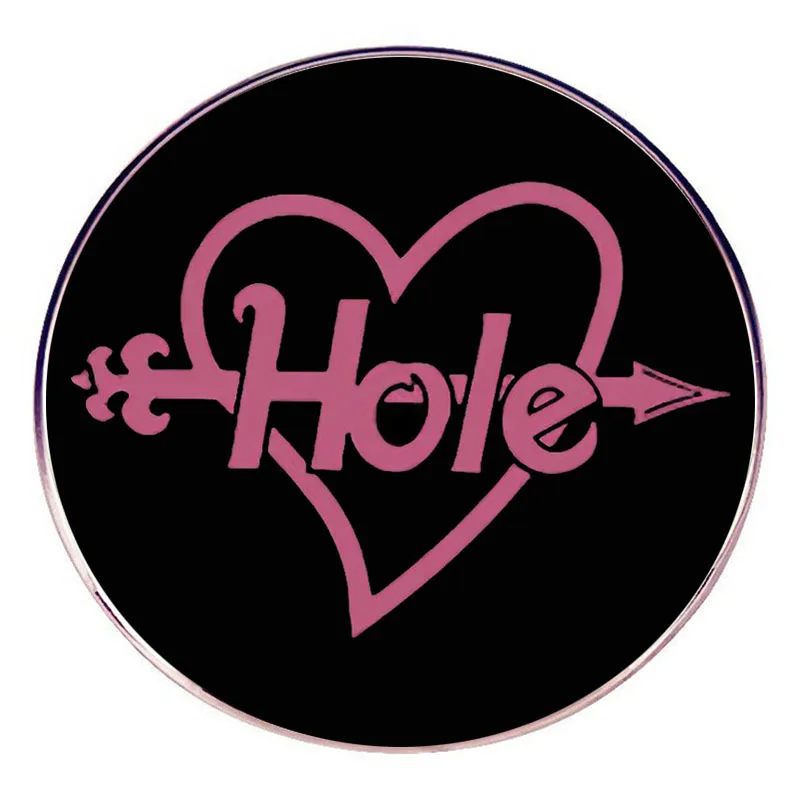 Hole Rock Band Enamel Pins Live Through This Lapel Badge Brooch Decoration Jewelry