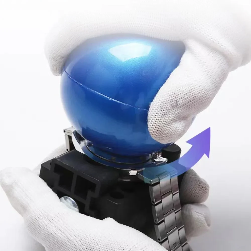 Abridor de reloj de goma, tipo bola de atornillado, fricción de reloj, abridor de cubierta trasera adhesiva, herramienta de reparación de relojes, accesorio para relojero