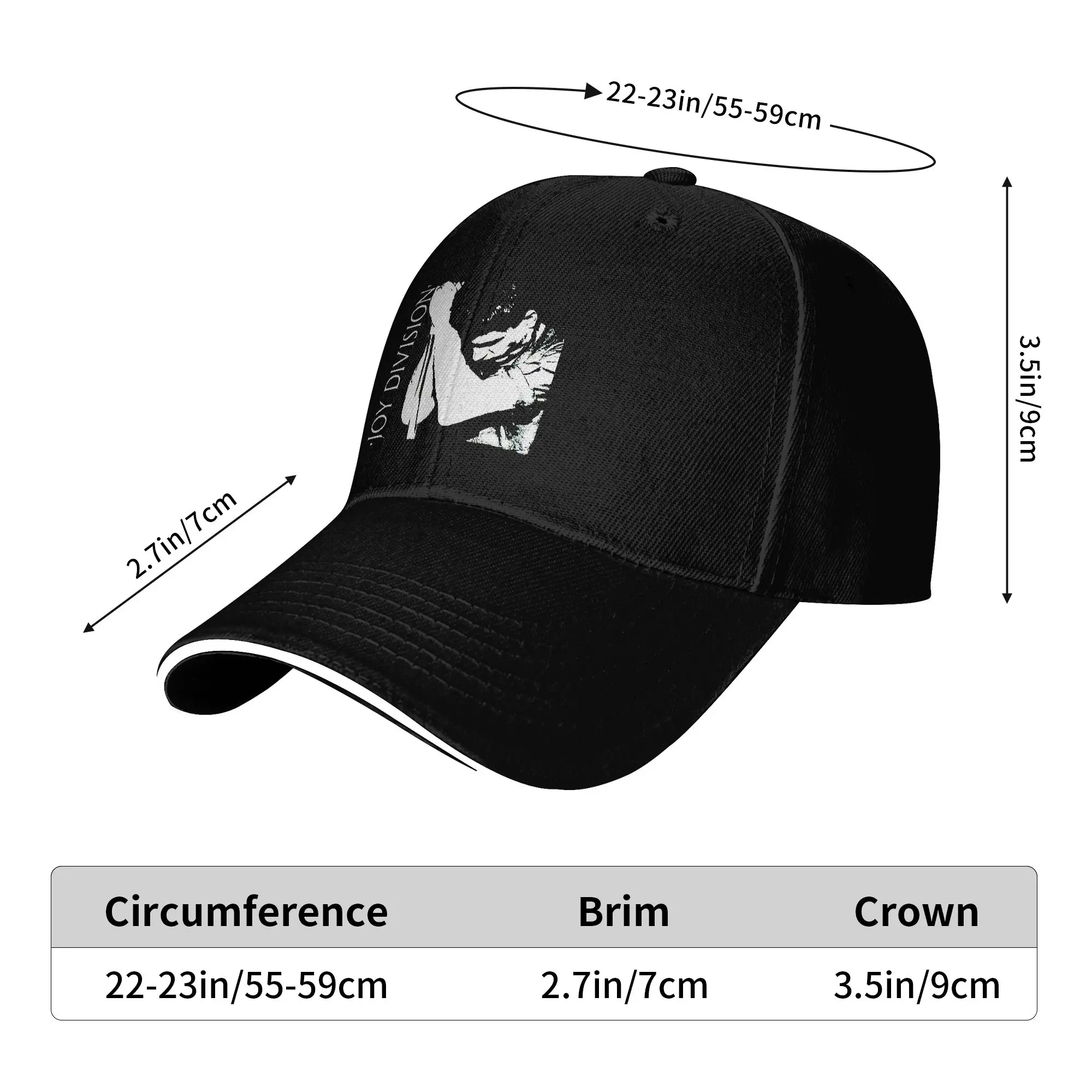 Joy Division   Sun Baseball Cap  Spring y2k Retro Trucker Hat For Unisex Men Outdoor Sports Snapback Cap