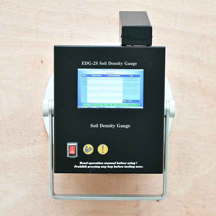 EDG-2S Touch Screen Soil Non-nuclear Density Gauge with GPS Function