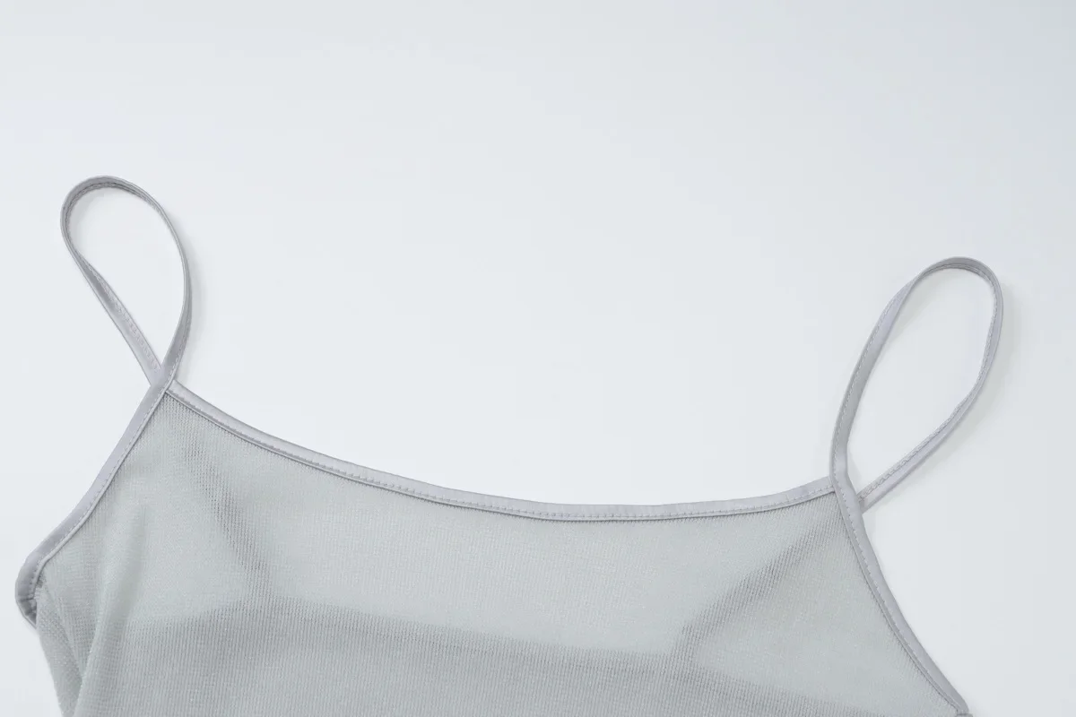 여성 섹시한 반짝이 캐미솔을 통해 볼 맥시 파티 인어 드레스 스파게티 스트랩 Backless Bodycon Vacation Beach Long Robe