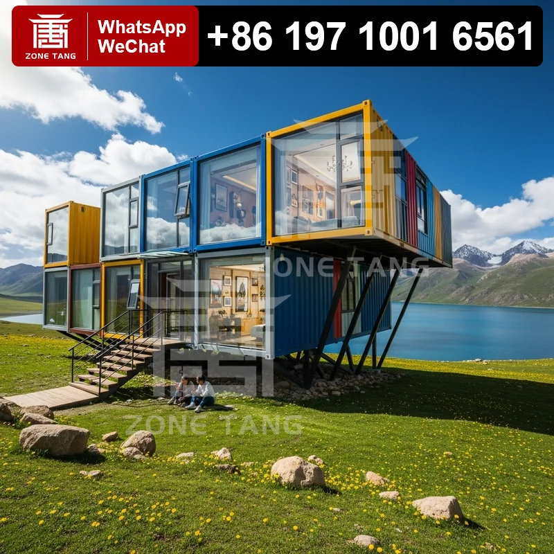 

Factory Prefabrication Labor Camp Multi Layer Detachable Modules Tiny Homes Flat Pack Home Ecological Readymade Homes Insulation