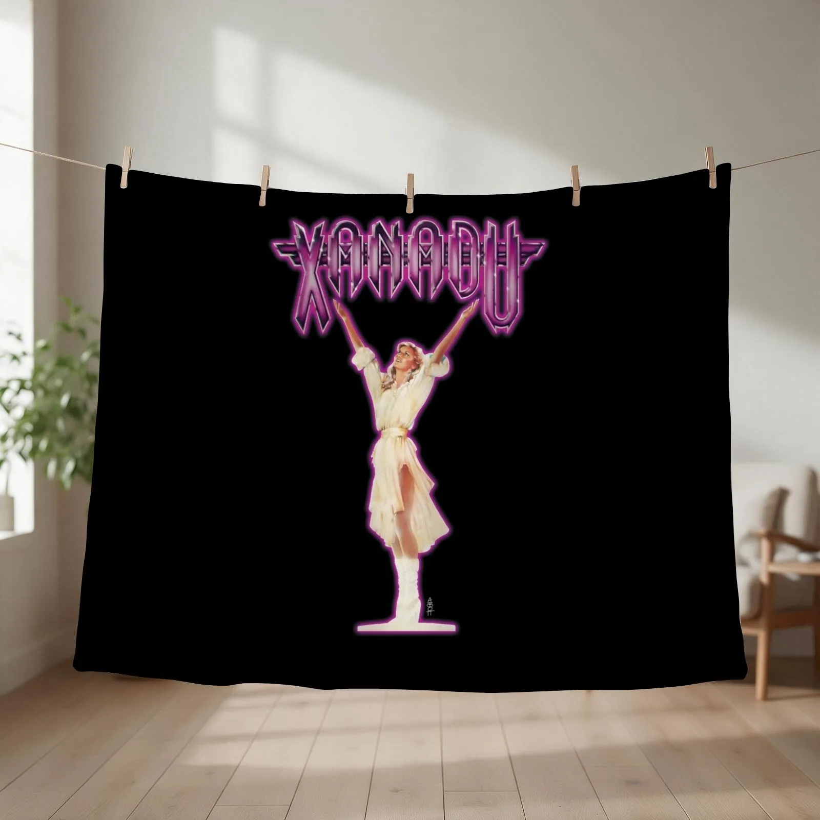 XANADU Kira Olivia Newton-John Throw Blanket Beach anime decorative Personalized Gift Blankets