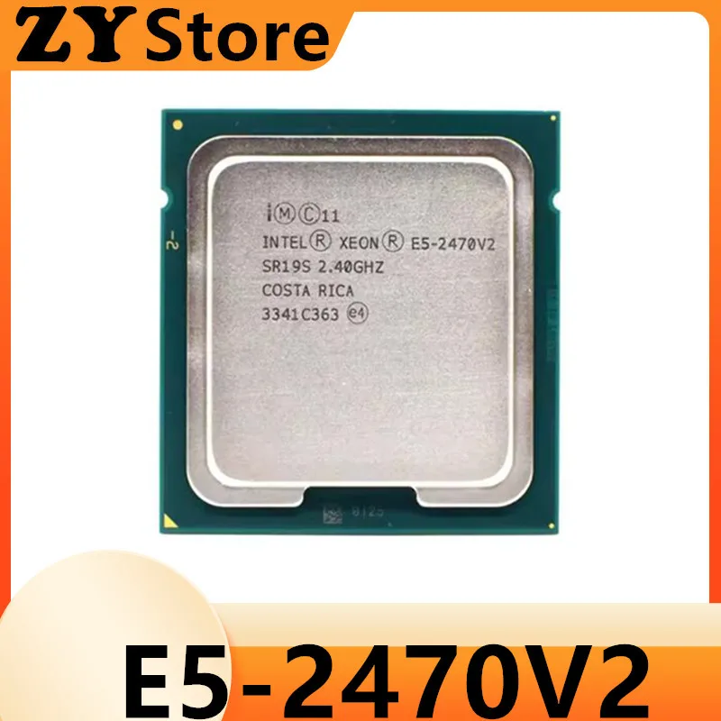 Xeon E5-2470v2 E5 2470v2 E5 2470 v2 2.4 جيجا هرتز عشرة النواة عشرين موضوع وحدة المعالجة المركزية 25 متر 95 واط LGA 1356 E5-2470V2