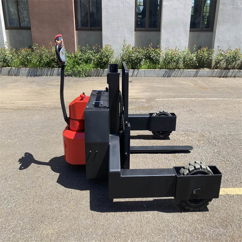 على الطرق الوعرة الكهربائية الهيدروليكية البليت مكدس الشاحنات 1.5 طن في الهواء الطلق التضاريس الخام شوكة عرض قابل للتعديل امتطى مكدس