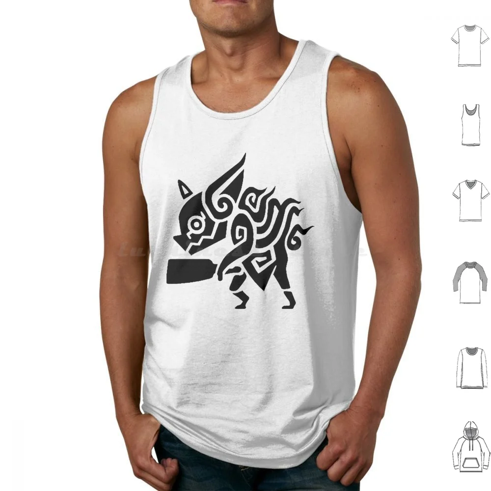 Bokoblin Tank Tops Vest Sleeveless Legend Of The Legend Of Link Breath Of The Wild Gaming Loz Korok Majoras Game Gamer Hyrule