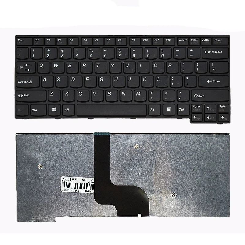 New US Keyboard For Lenovo K4450 K4450A K4450S K4350 K4350A English Black No backlit