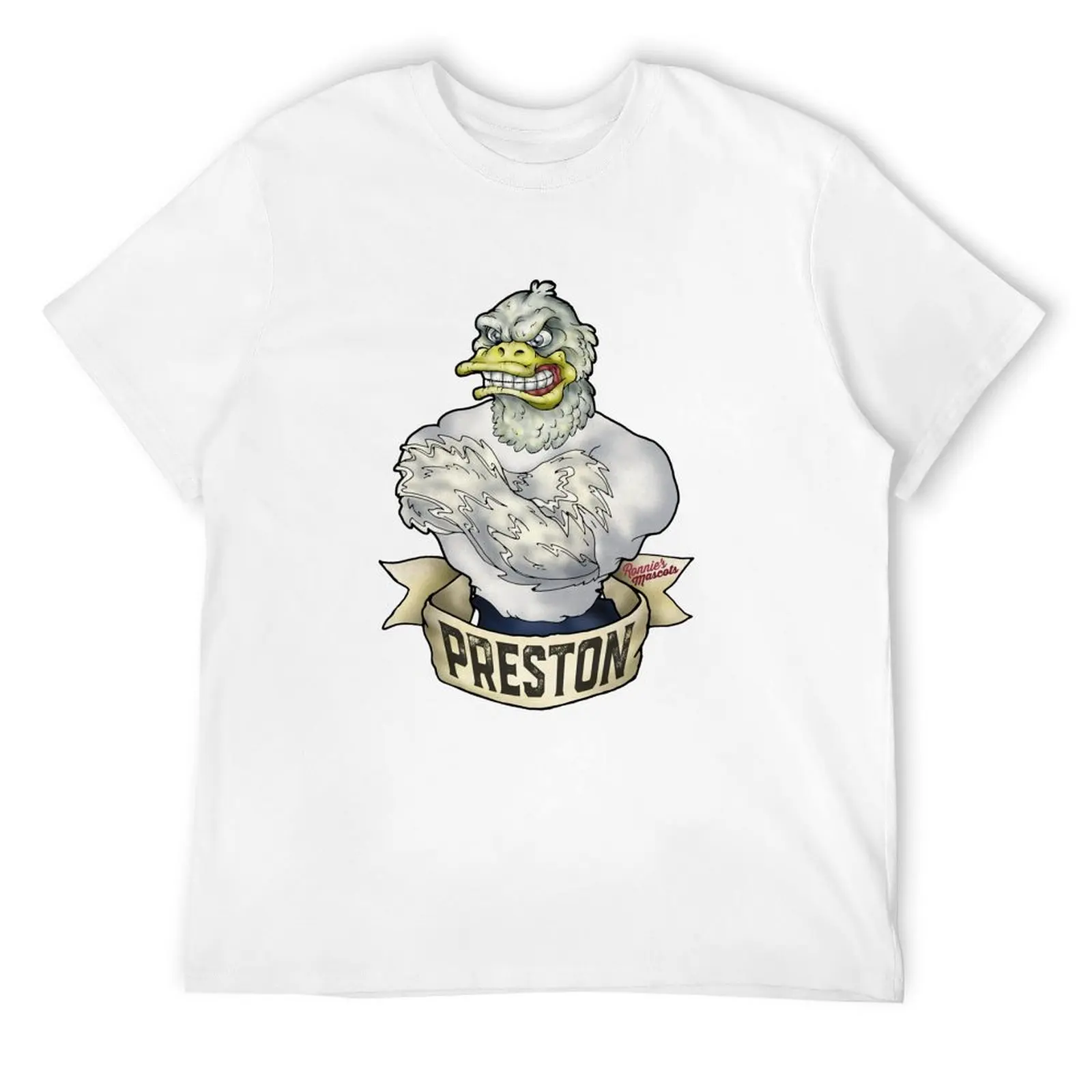 

Preston North End Duck Mascot T-Shirt Funny t-shirts korean fashion black t-shirts for men