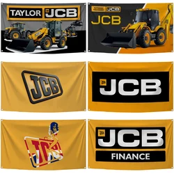 2×3ft 3×5ft JCBs Flag Polyester Digital Printed Tool Banner Tapestry Curtain For Decor