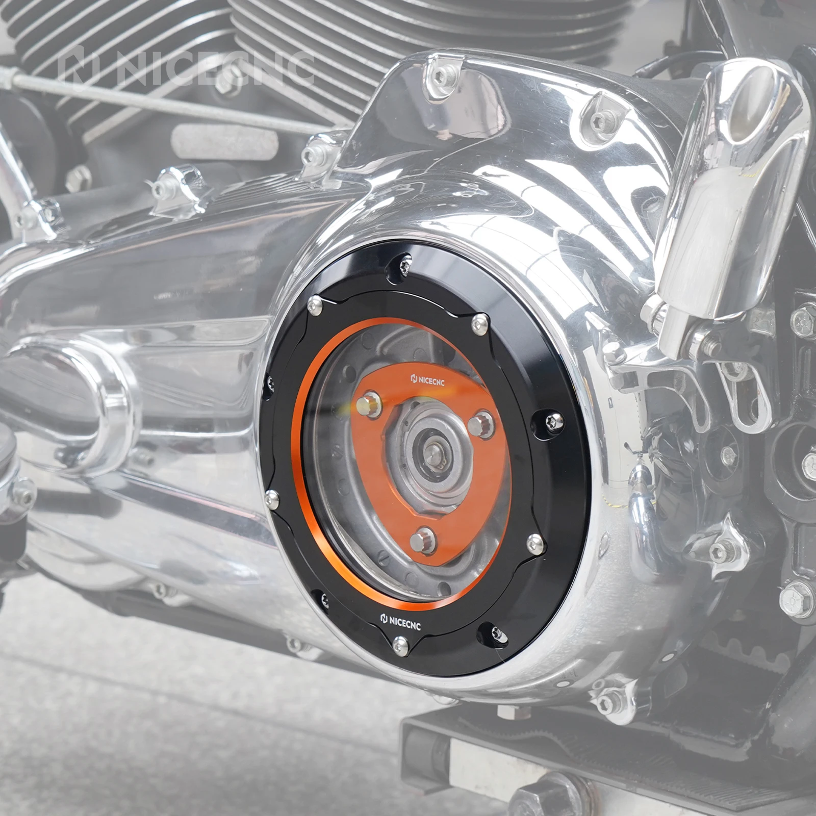 

Прозрачная крышка сцепления мотоцикла/пружинная стопорная пластина для Harley Street Glide FLHX 2017-2024 Street Glide ST/Special FLHXS/ST