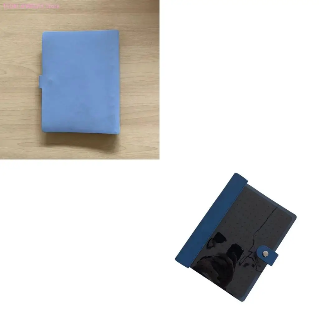 

62KE Travel Pin Display Book Brooch Storage Album 8 Pages Felt Texture