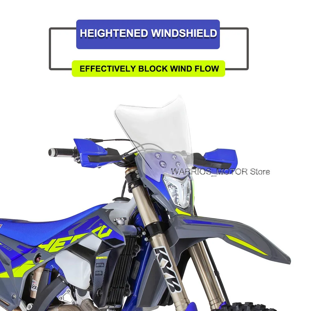 

For 150 250 300 XC-W XCW TPI 18- 2022 300XCW TPi Six Days 250EXC TPi Sixdays 300 150 250 EXC TPI 150EXC Motorcycle Windshield