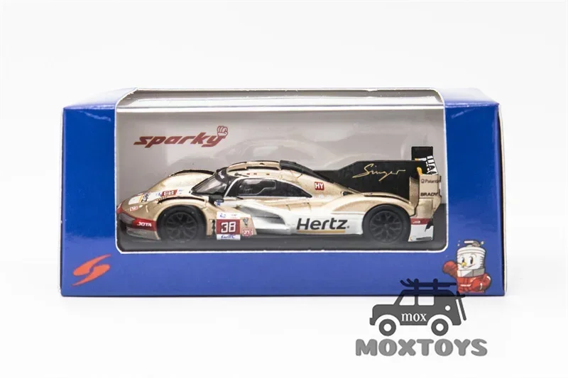 Литая под давлением модель автомобиля Spark 1:64 963 No 38 HERTZ TEAM JOTA Le Mans 24H 2023.