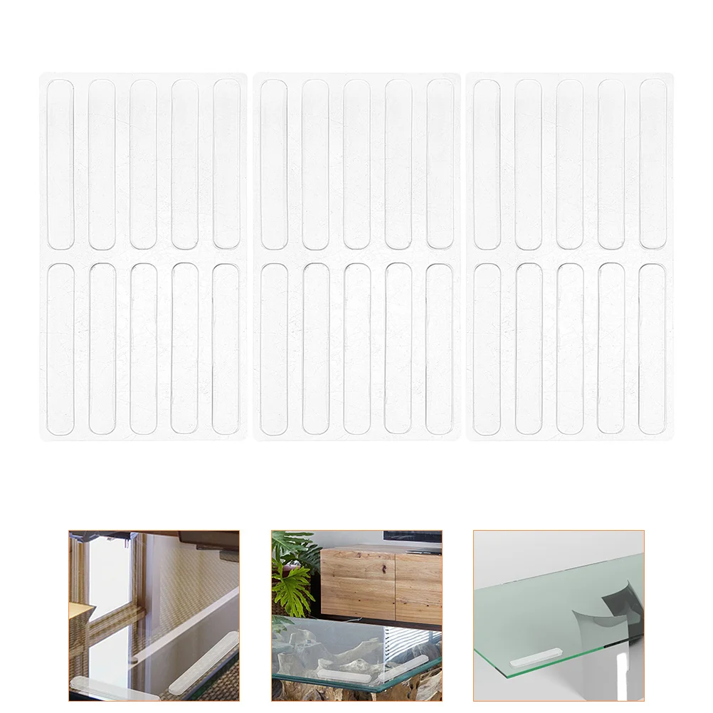 Móveis Silicone Crash Pad, Porta clara Bumpers, Rolhas do armário, Rolhas de gaveta, 30 Pcs