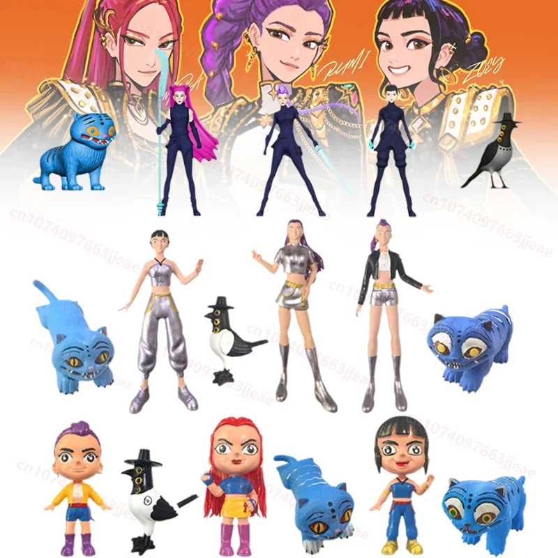 Figura de Anime Kpop Demon Hunters, modelo de juguete, periféricos de juegos de dibujos animados, decoración de escritorio, colección de figuras, modelo de juguete para regalo de chico