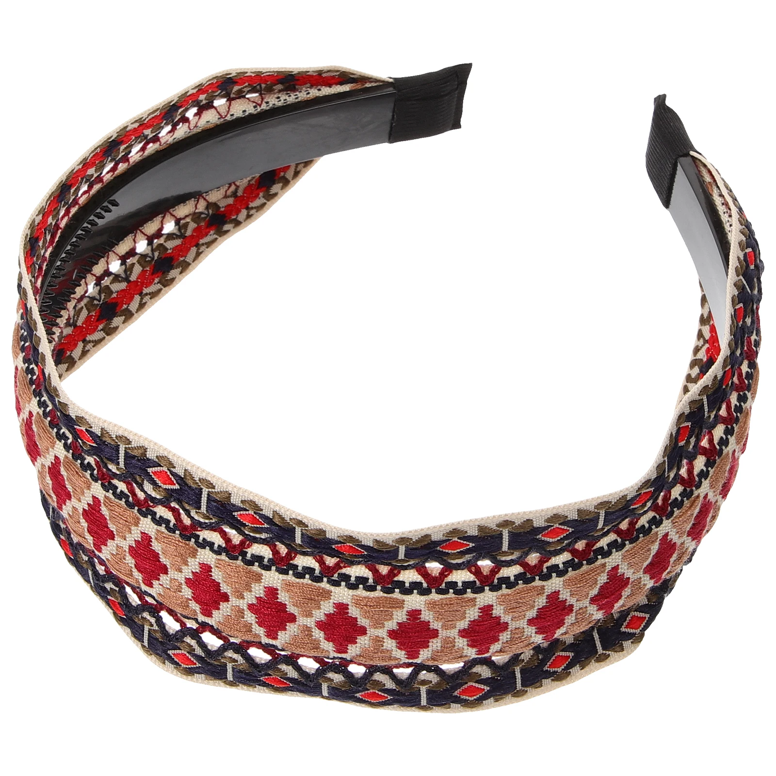 

Embroidered Headbands Wide Bands Wide Hair Bands For Women Bohemian Style Fabric Accessories Hair Decorations Styling Tools