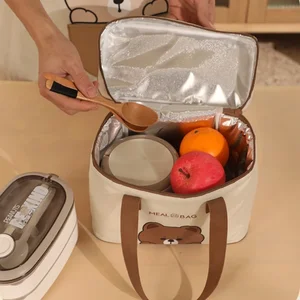 12-En çok satılan, okul öğle yemeği çantası-deri - №9