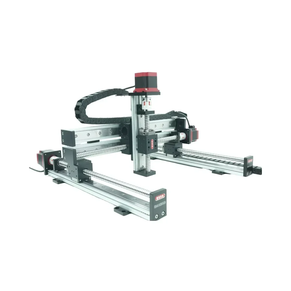 RXSN40 QRXQ Hochpräzise XYZ-Struktur, anpassbare Länge, Schraubschienenmodul mit Schritt-Servomotor-Kernlager, geräuscharm
