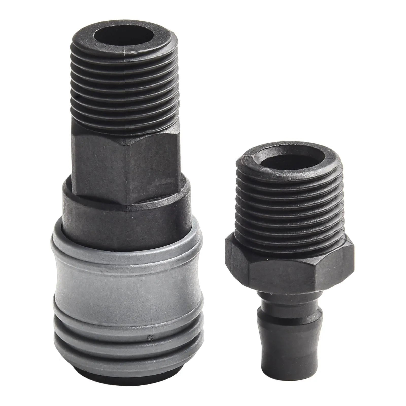 Lightweight Pneumatic Connectors for Quick Attachments in Natural Gas Applications with Automatic Locking Feature