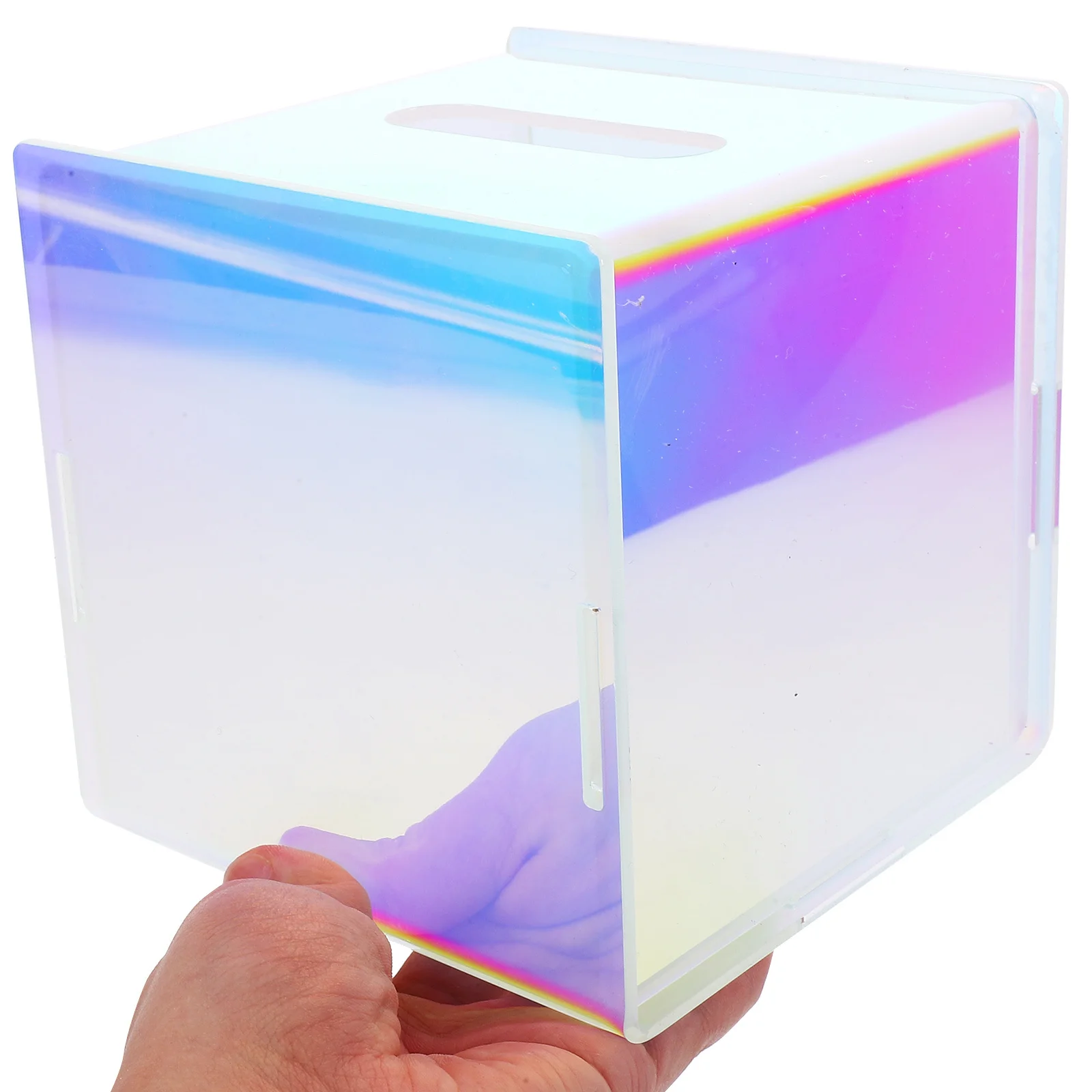 

Acrylic Napkin Holder Square Tissue Box Cover Modern Tabletop Storage Organizer For Kitchen Bathroom Dining Room Paper Tissue