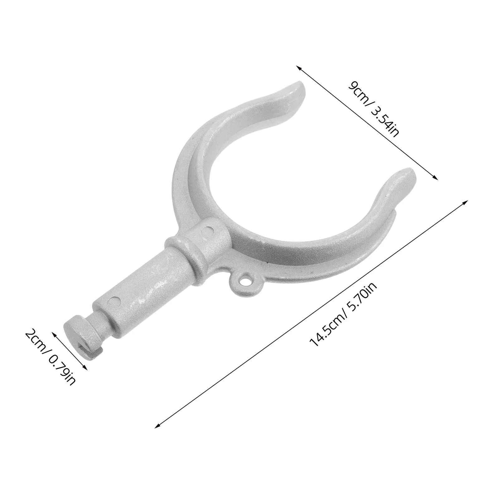 Sturdy Marine Aluminum Oar Lock Bracket Lightweight Resistant Boat Paddle Holder for Kayak Canoe Yacht Dinghy Raft Oar