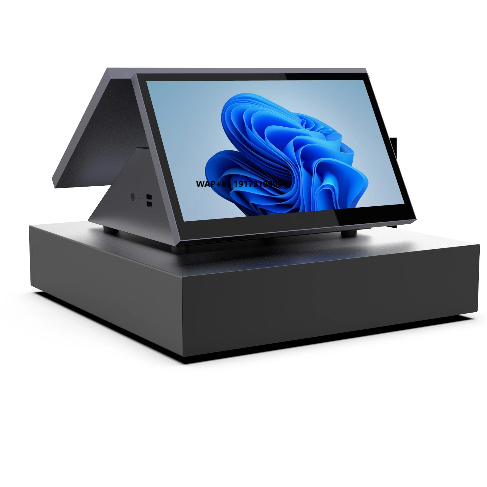 15.6+14 Inch Cash Register windows Cash Cashier All-in-one Touch Screen Point of Sales System Desktop Touch Screen Pos Terminal