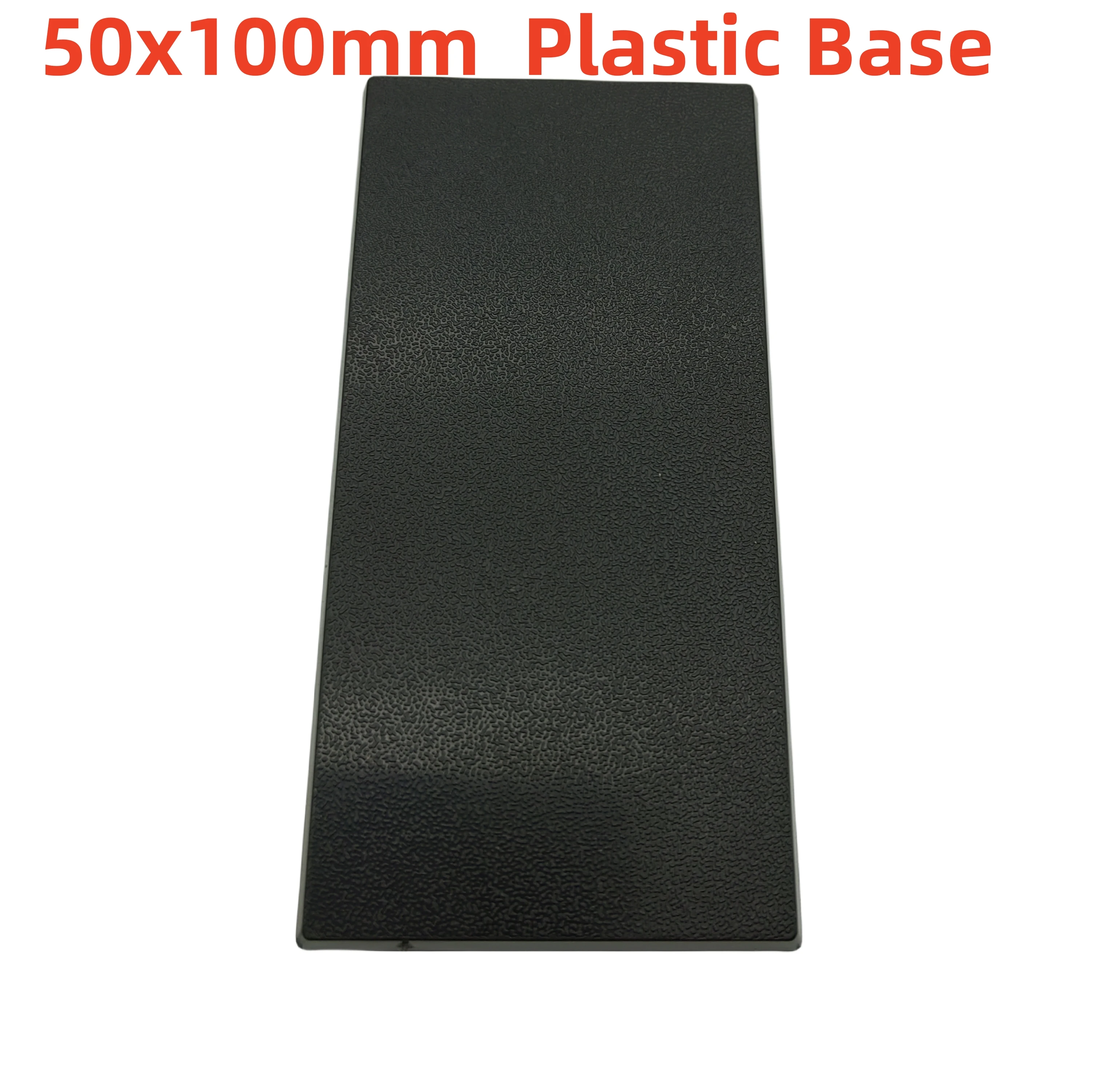 50x100mm Rectangle Plastic Bases for Wargame Table Games Diy figure Miniature 3D Model Bases 50x100mm Base