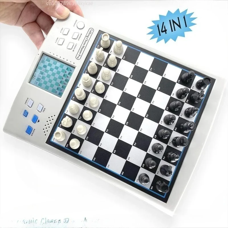 Beginners chess computer electronic board with talking English Germany magnetic chess pieces Self Teaching Program